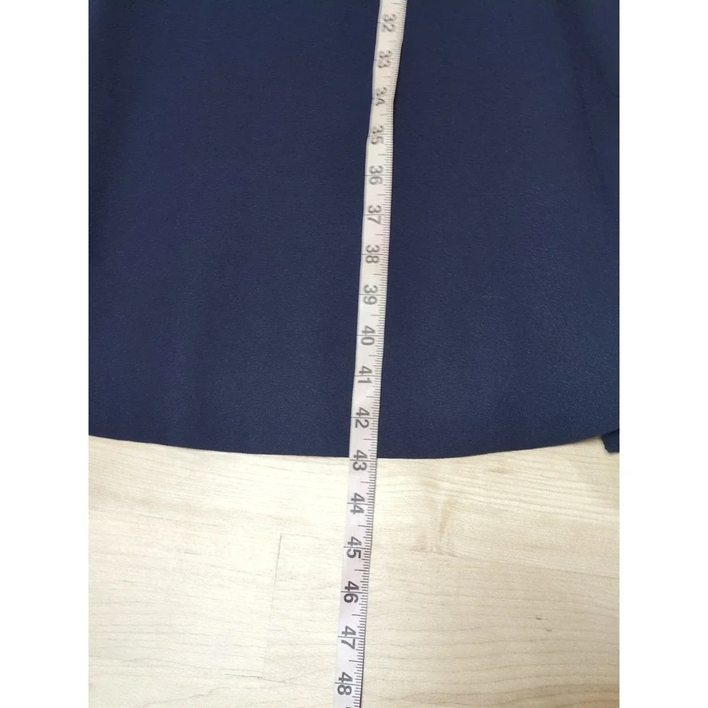 Dress The Population Catalina‎ Dress Navy Blue Sz XXL Sleeveless Fit And Flare - Picture 11 of 12